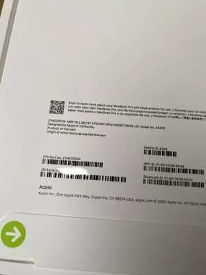 Macbook Pro 16 M5 max 128/2tb