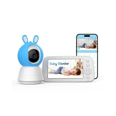 Видеоняня с подключением по WiFi Tuya Smart, няня, радионяня,babyphone 1