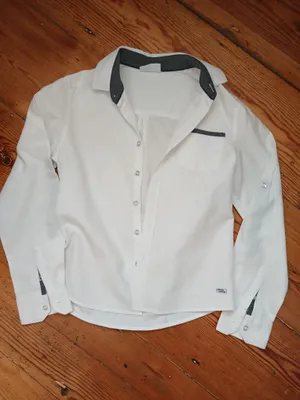 рубашка белая школьная 134 см 150 см 1