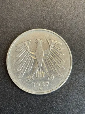 5 mark 1987 yil tanga numizmatika kolleksion 1