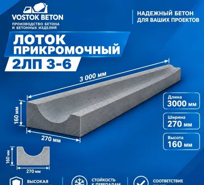 Лоток прикромочный 2ЛП 3-6 1