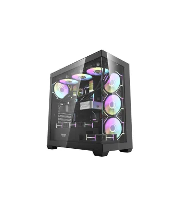 darkFlash DS900 BLACK kompyuter korpusi (ATX, ventilyatorlarsiz) 1
