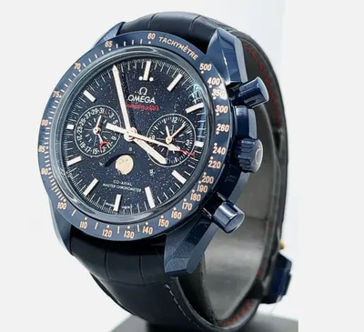 Часы Omega Speedmaster Moonphase (Синяя керамика / Авантюрин) 1