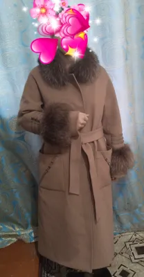 Женское пальто, размер 48