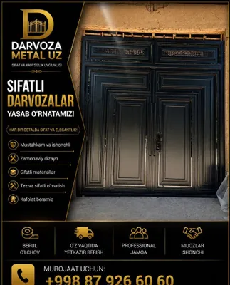 Darvoza o’rnatish xizmati