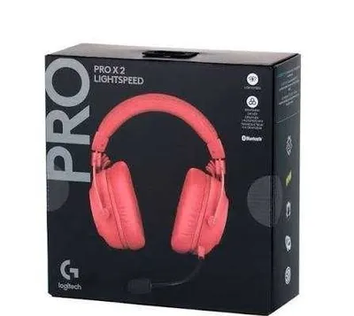 Беспроводные/проводные наушники Logitech PRO X 2 розовый