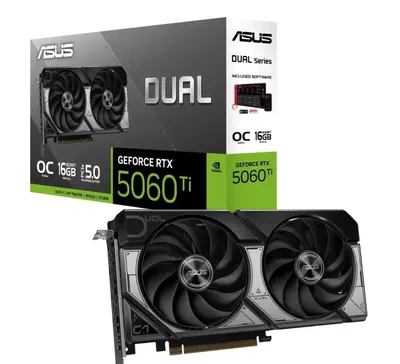 ASUS GeForce RTX 5060 Ti-16GB DUAL OC videokartasi