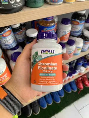 Now Chromium Picolinate 200 mcg 250 капсул 1