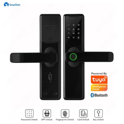 Умный замок автономный биометрический Tuya WiFi, Smart lock WiFi Tuya 1