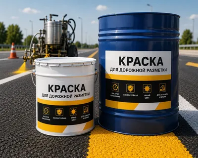 Краска для дорожной разметки — купить краску для разметки дорог
