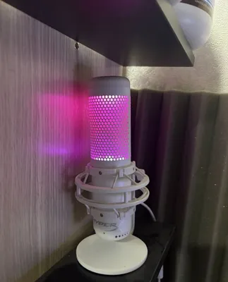 HyperX QuadCast S White RGB — игровой микрофон 1