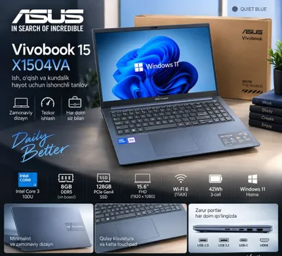ASUS Vivobook X1504VA 8/128 1