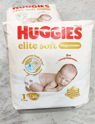 Подгузники Huggies Elit soft 1 (3-5 kg) 1
