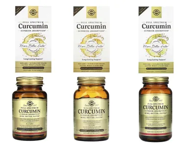 Solgar Curcumin — to‘liq spektrli kurkumin 1