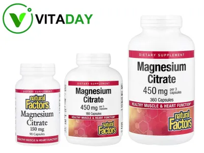 Natural Factors Magnesium Citrate magniy sitrati magniy 1