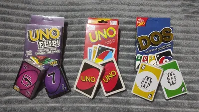 Uno, Dos, Flip o‘yini (uno, dos, flip) yangi, muhrlangan. 1