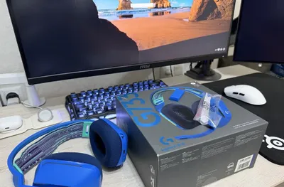Беспроводные игровые наушники Logitech G733 Lightspeed Blue