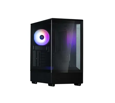 Zalman P10 korpusi, quvvat manbaisiz, ARGB, LCS ready, TG Side Panel, mATX, qora 1
