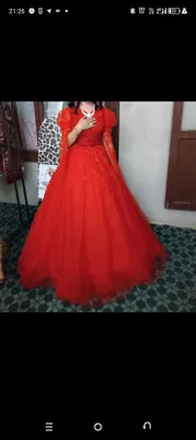 qizil prinsessa koʻylak