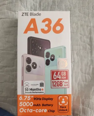 Zte blade a36 sotiladi!!! Yangi pochkada , upakofkada 1