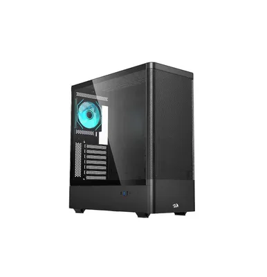 { Redragon Ventra Air 3F + 3xCooler RGB Black kompyuter korpusi (360mm) 1