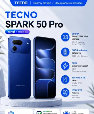 Smartfon tecno pro 50 1