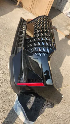 Передний бампер X70 Plus Redline, белый и чёрный, бамперы Zbor 1