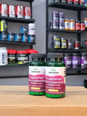 Vegetarian Glucosamine bo‘g‘imlar uchun, Swanson, 90 kapsula