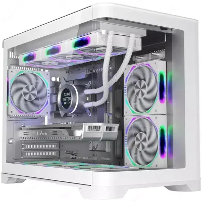 1STPLAYER UV6 WHITE — компьютерный корпус