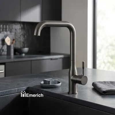 Смеситель для кухни Gunmetal Emerich 4698D 1