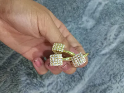 Комплект кольца и серёг 1
