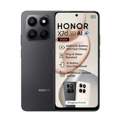 Смартфон honor X7d 8/256 ГБ, чёрный