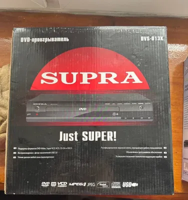 A’lo holatdagi SUPRA DVD pleyeri