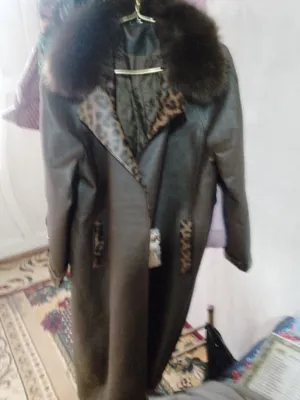Кожаное пальто