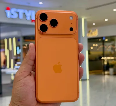 iPhone 17 Pro Max 256 GB Cosmic Orange, SIM + eSIM, халол рассрочка от магазина 1