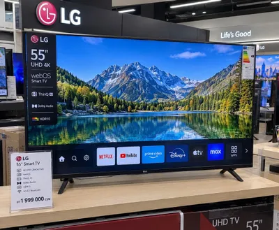 LG 55 Smart TV televizorlari, 40% chegirma, ombordan, yetkazib berish bepul
