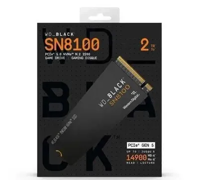 SSD Western Digital Black SN8100 2TB M.2 2280 NVMe PCIe 5.0