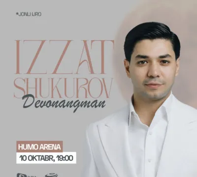 Shohjaxon Jo’raev konsertiga biletlar / Билеты на концерт Шохжахон 1