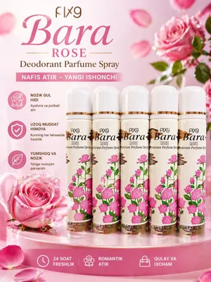 Bara Rose deodorant-parfyum