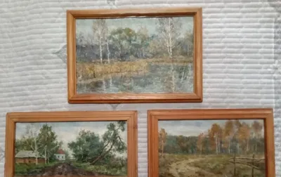 Пейзажи Хайрулина М.Р. холст масло. 1