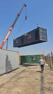 Контейнерный дом, офис, магазин, душ и туалет 1