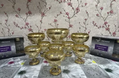 Шикарный сервиз BOHEMIA BOSH Royal Gold 1