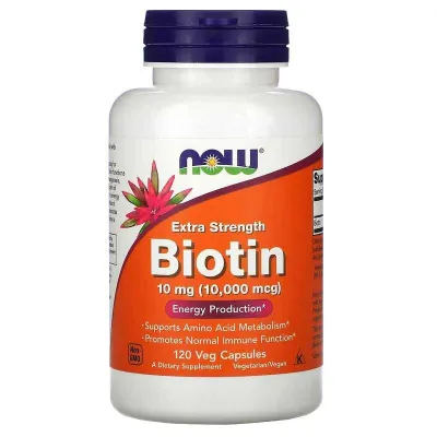NOW Foods biotin Biotin 5000 mkg 10 mg 10000 mkg 120 kapsula 1