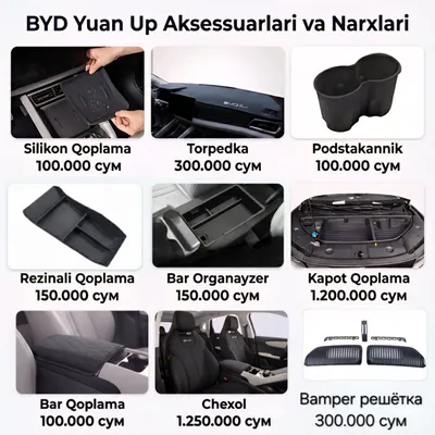 Аксессуары для Byd YUAN up / Byd Yuan Up аксессуары