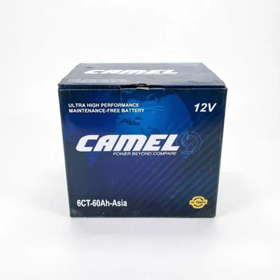 Аккумулятор Camel 60 А·ч L для Spark, Cobalt, Nexia 1