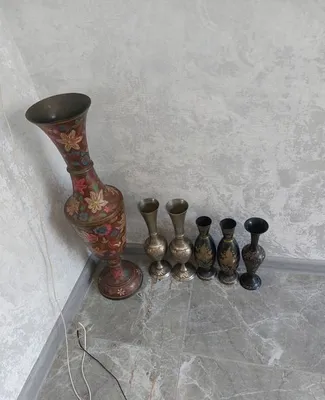 Индийские вазы латунь