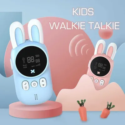 Bolalar uchun o‘yinchoq portativ mini-ratsiya, bolalar walkie-talkie ratsiyasi 1