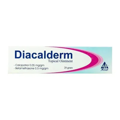 Diakalderm — surunkali blyashkali psoriaz uchun dermatologik malham