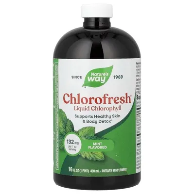 Chlorofresh (Nature's Way) — bu o‘simliklardan (asosan oq tut barglari