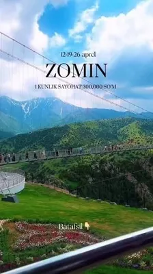 Zominga 1–2 kunlik tur 1